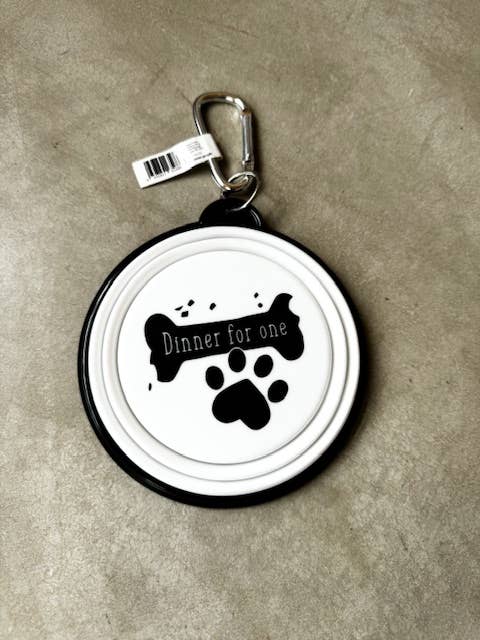 Gifted Wholesale Ltd - Dinner For One Travel Pet Bowl