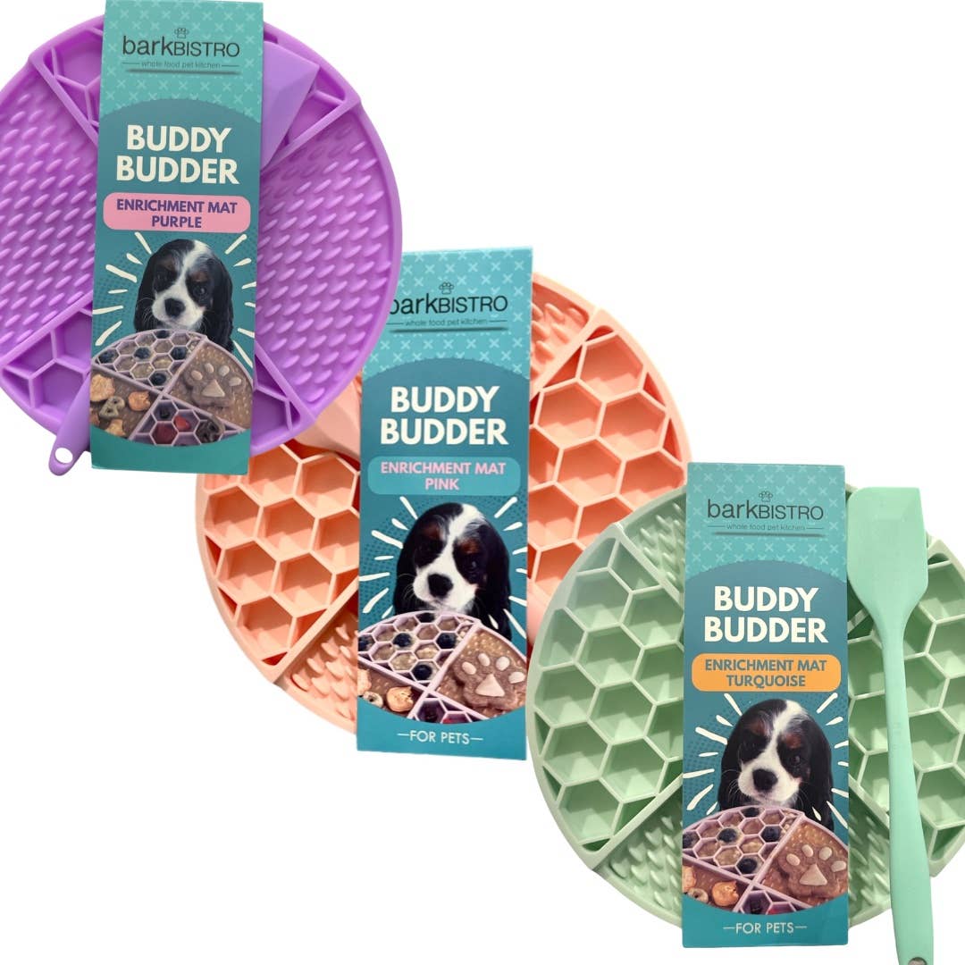 Bark Bistro - Turquoise / Purple  | Pink Lickmats + Spatula (PINK SOLD OUT