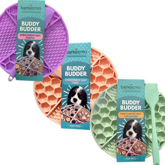 Bark Bistro - Turquoise / Purple  | Pink Lickmats + Spatula (PINK SOLD OUT