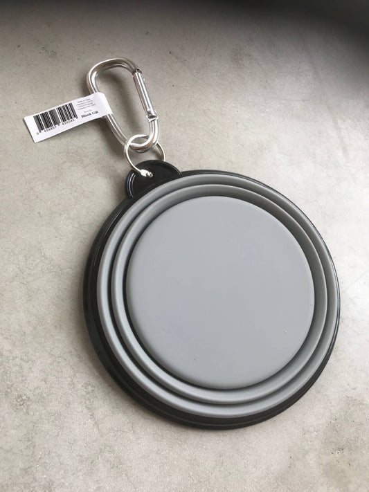 Gifted Wholesale Ltd - Grey Travel Pet Bowl