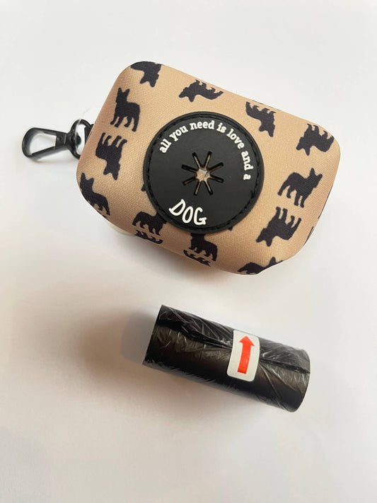 Gifted Wholesale Ltd - French Bulldog Poo Bag Holder with Free Bags