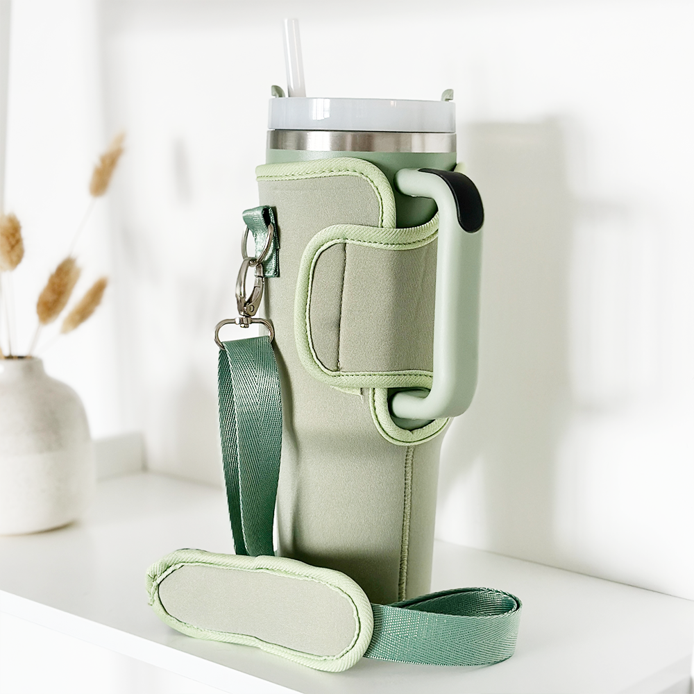 Cocopup London - Soft Sage Tumbler Carry Case by Coconut Lane