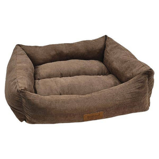 HugglePets - HugglePets Luxury Dog Lounger - Oatmeal - Small