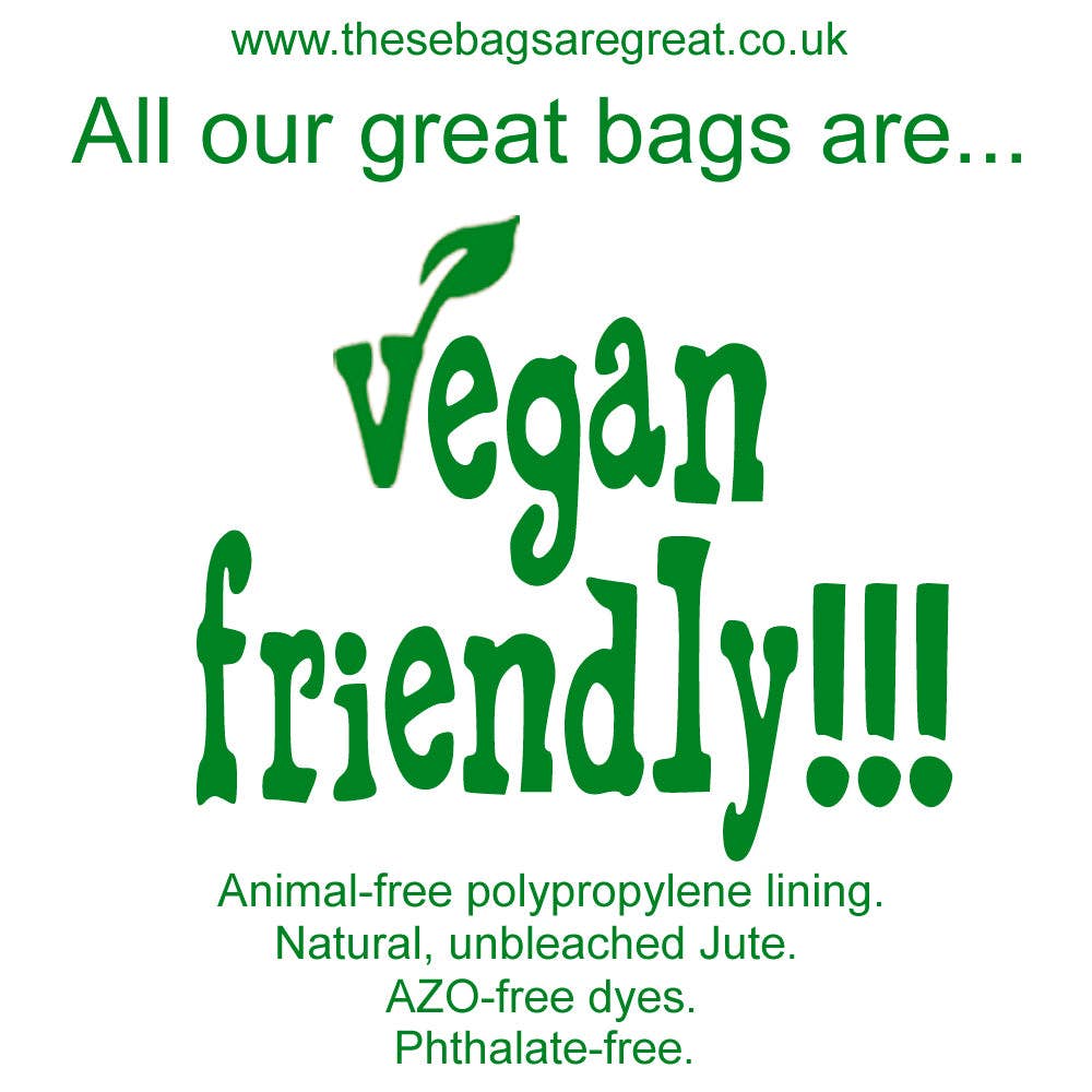 These Bags are Great - Labradors are Great Bag - Jute Shopping Bag Gift Lab Dog