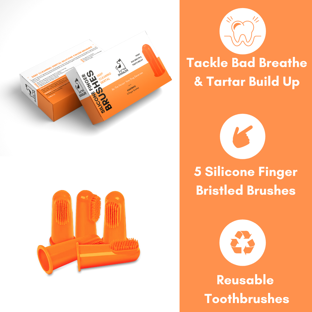 DogsLife - Dog Silicone Finger Toothbrushes
