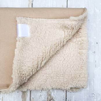 Hetty and Huxley - Neutral and Cream Pet Blanket  - Medium
