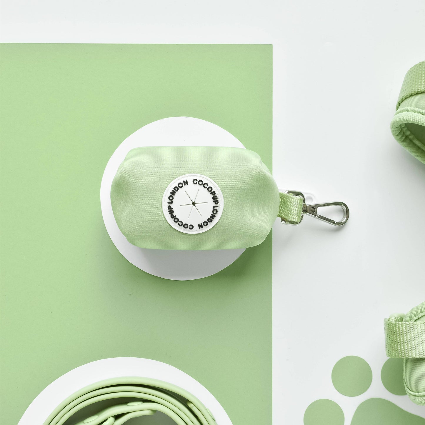 Cocopup London - NAKD Poop Bag Holder - Matcha