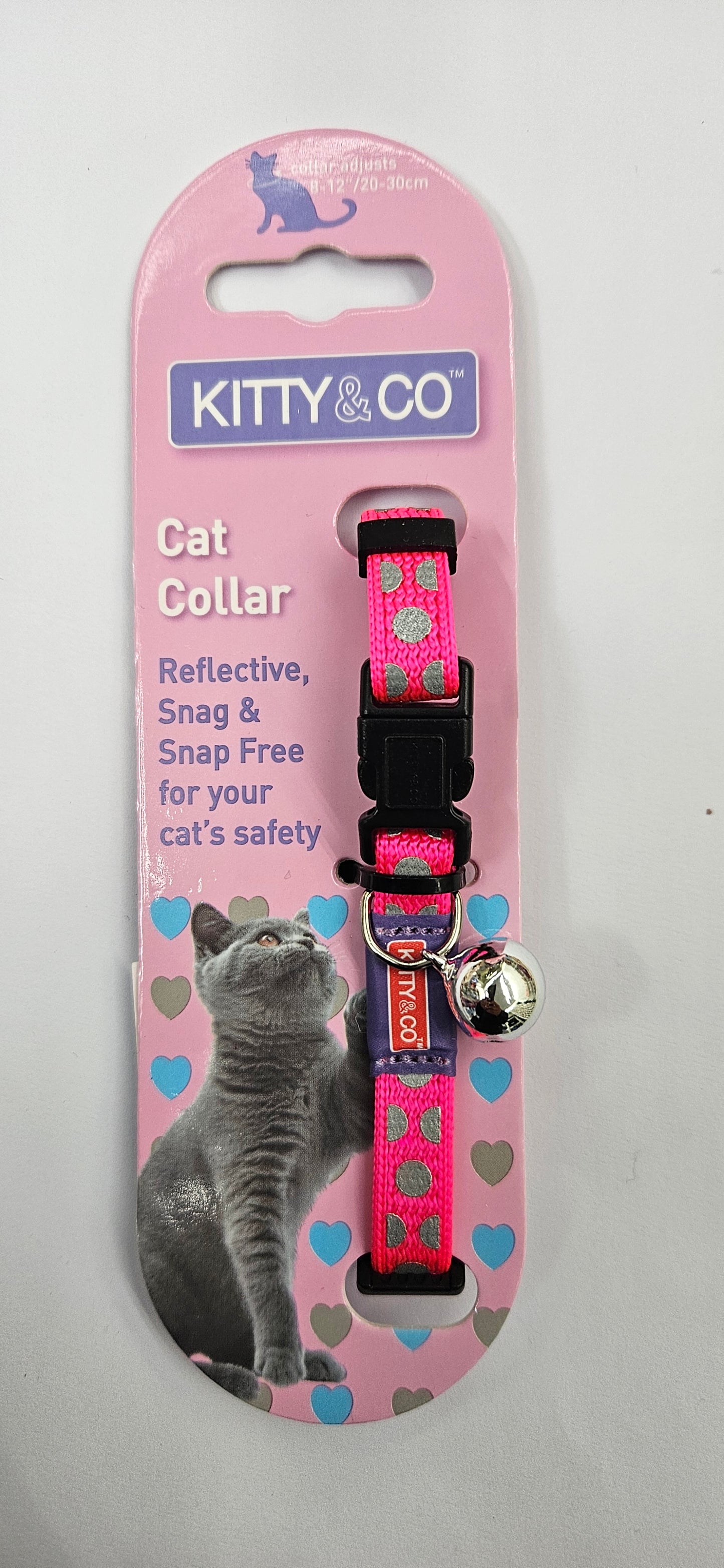 Reflective Spotty Cat Collar