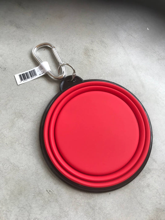 Gifted Wholesale Ltd - Red Travel Pet Bowl