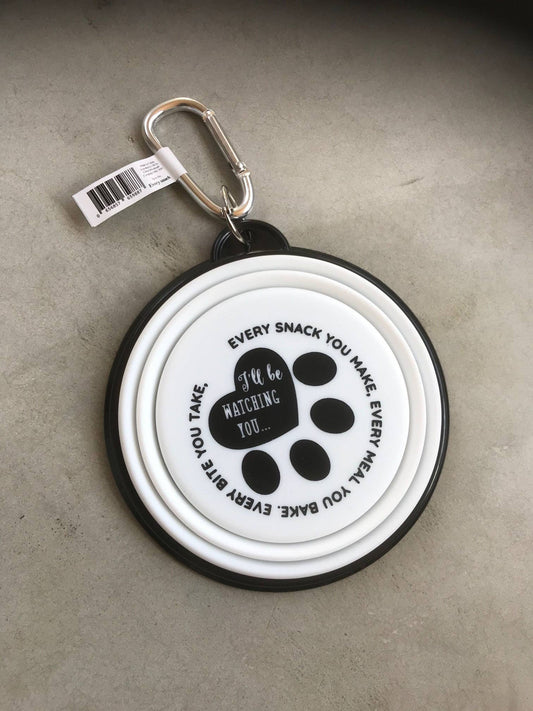 Gifted Wholesale Ltd - Every Snack You Make Every Meal You Bake Travel Pet Bowl