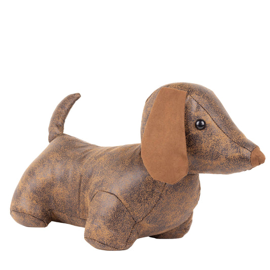 Riva Home - Dexter Daschund Dog Door Stop Brown - Brown / One Size