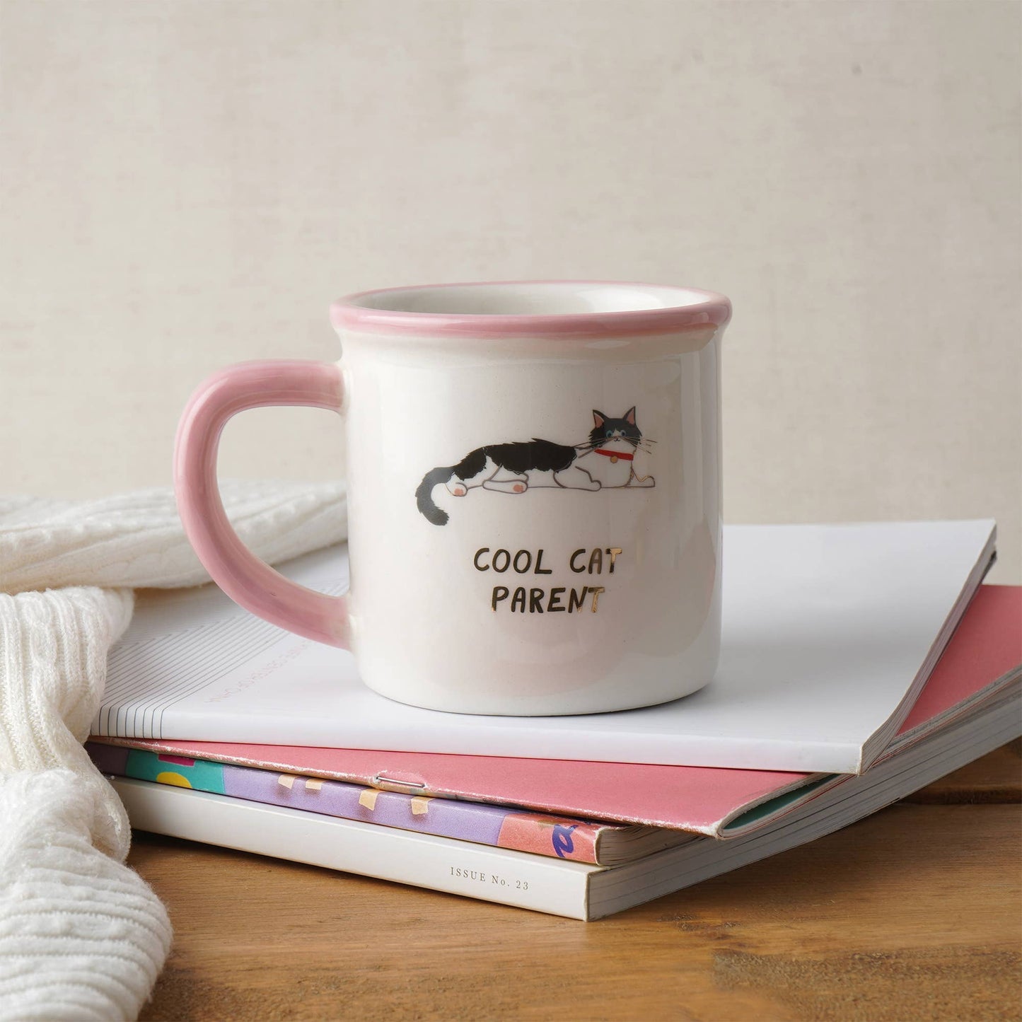 CGB Giftware - Cool Cat 'Cool Cat Parent' Ceramic Mug in Gift Box