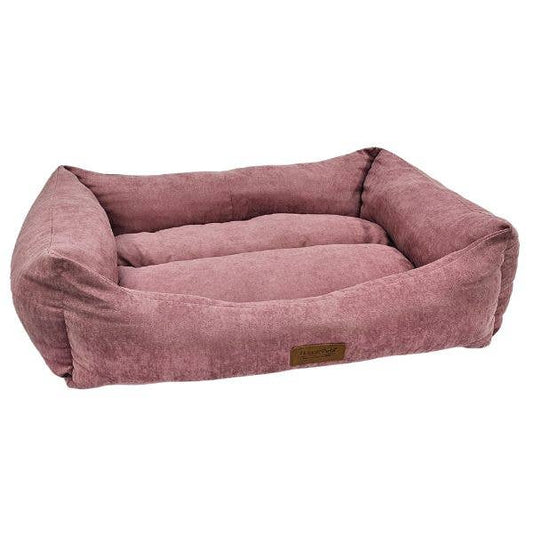 HugglePets - HugglePets Luxury Dog Lounger - Pink - Small