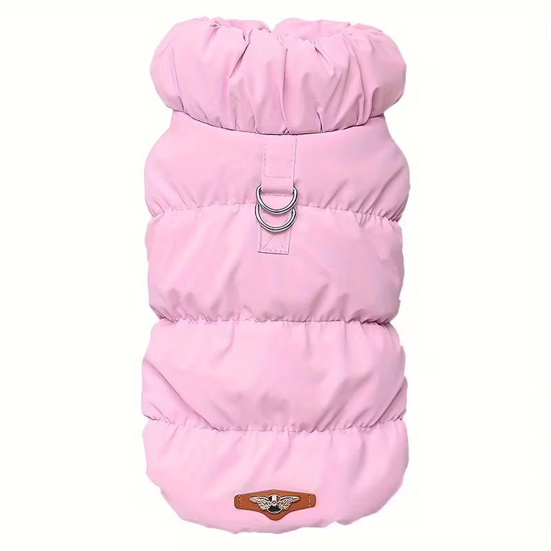 Winter Dog Coat for Small to Medium Dogs - Thermal Insulated Polyester Jacket